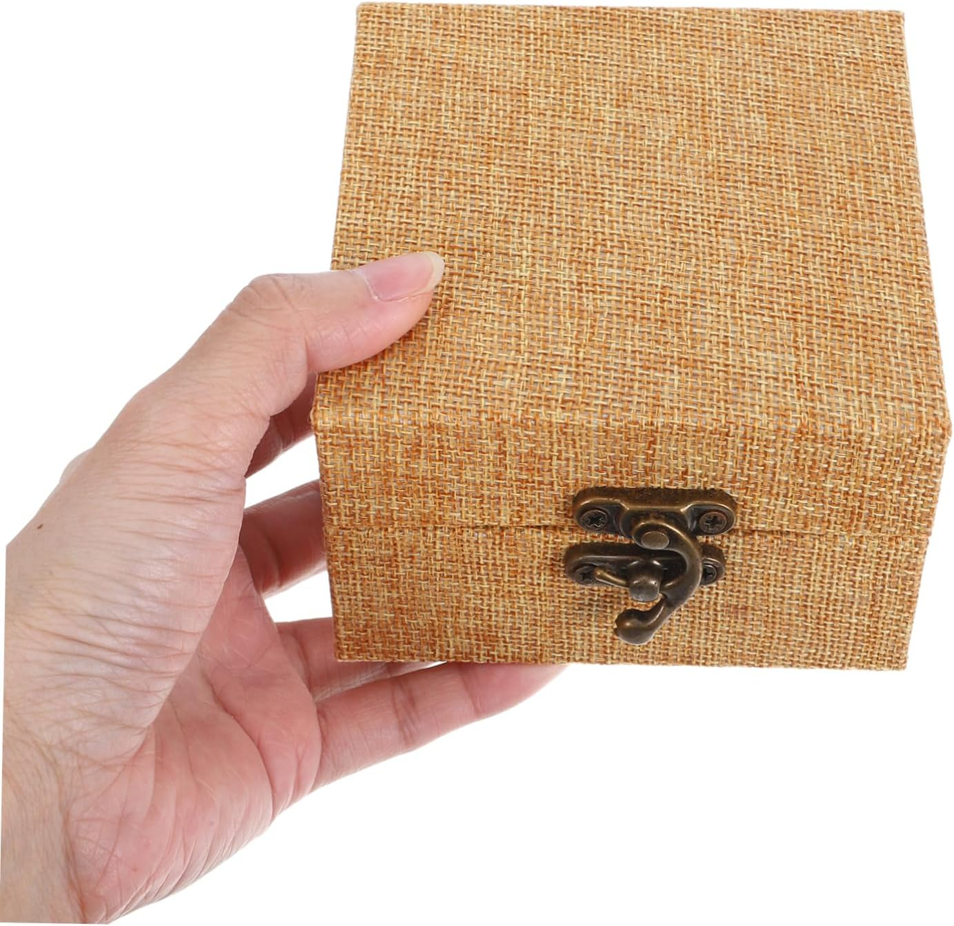 Ink Paste Box Trinket Organizer Wooden Treasure Chest Small Keepsake Box image number 2