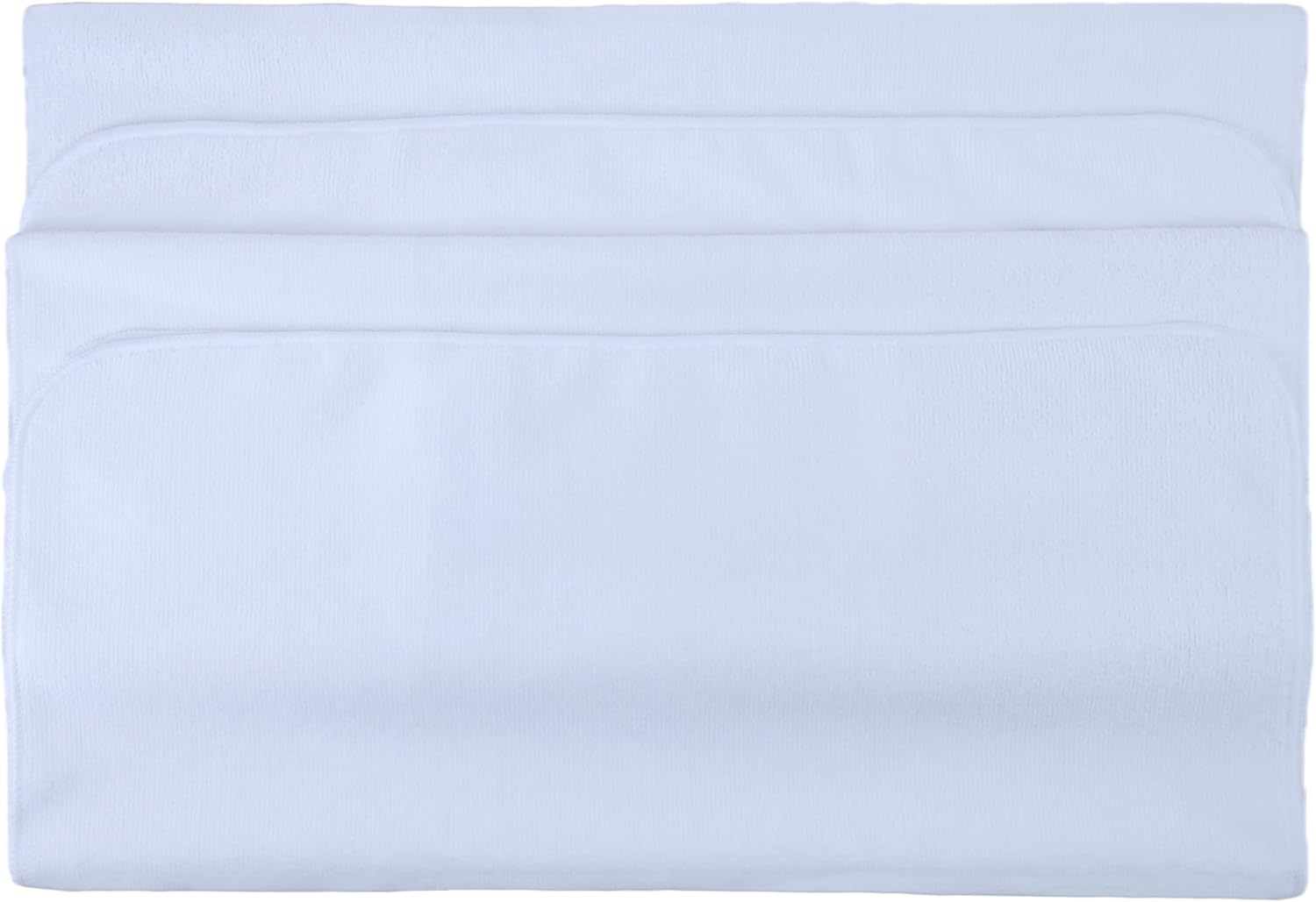 POLYTE Professional Quick Dry Lint Free Microfiber Hair Drying Salon Towel, 20 X 40 In, 2 Pack (White) image number 3