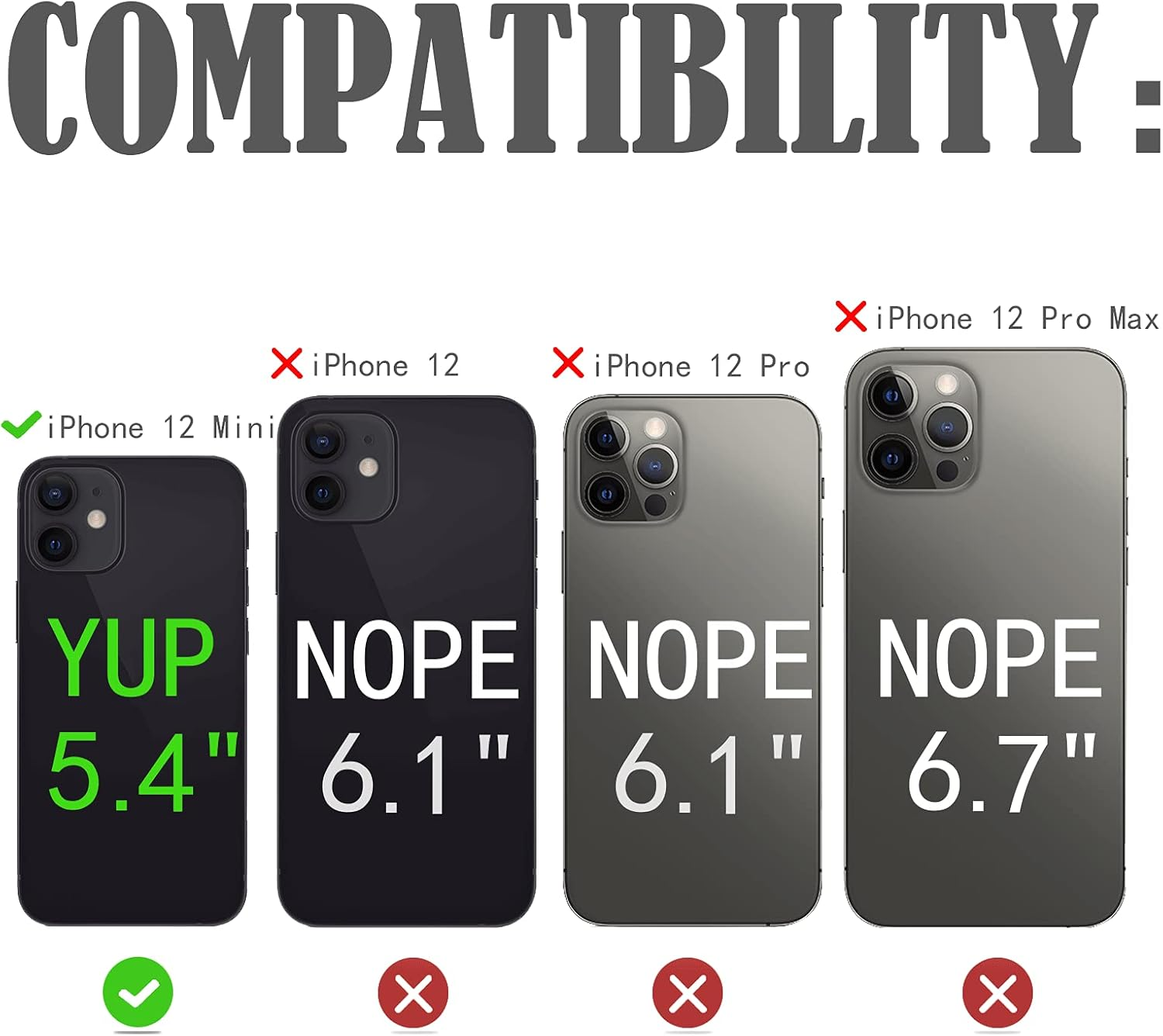 FROLAN for Iphone 12 Mini Wallet Case with Card Holder, Premium PU Leather Credit Slot Flip Folio Book Drop Protection Shockproof Phone Cover for Iphone 12 Mini 5.4 Inch - Light Brown image number 4