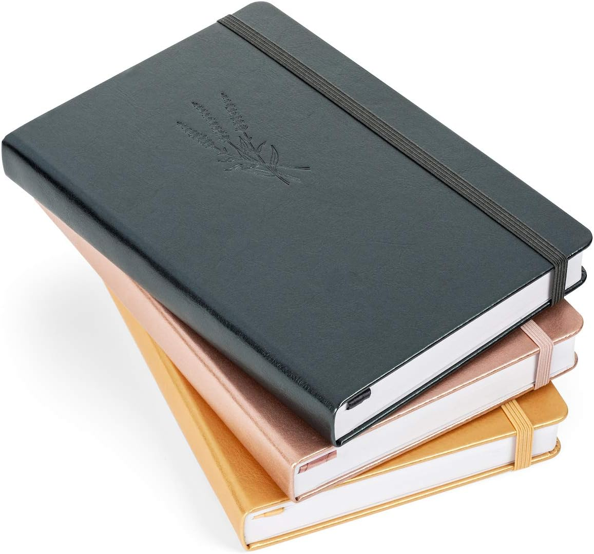 VIVID SCRIBBLES Dotted Journal &ndash; 160Gsm No Bleed Thick White Paper &ndash; 200 Numbered Dot Grid Pages &ndash; A5 Dotted Bullet Notebooks Includes a Gift Box and Journal Stickers - White image number 5