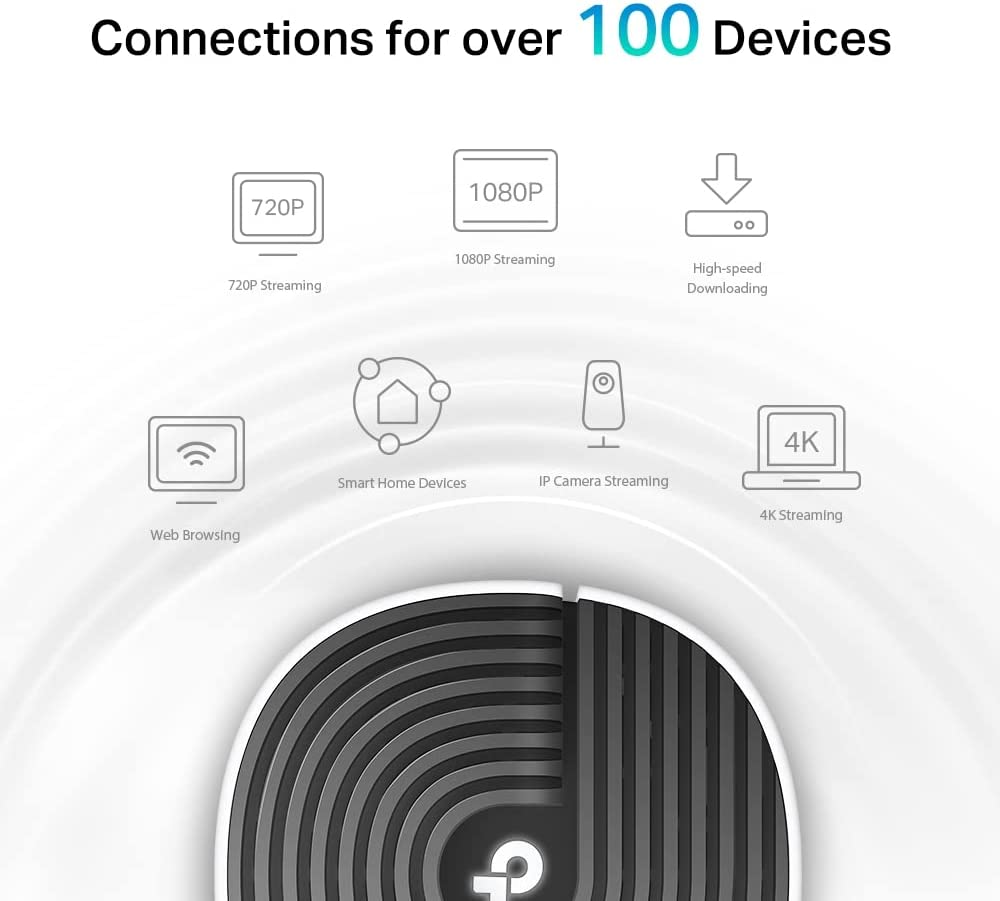 Tp-Link Deco AC1900 Whole Home Mesh Wi-Fi System, Connect 100+ Devices, Seamless Roaming, Full Gigabit Ports, MU-MIMO, Parental Controls, Easy Setup, Compatible with Starlink (Deco S7(2-Pack)) image number 2
