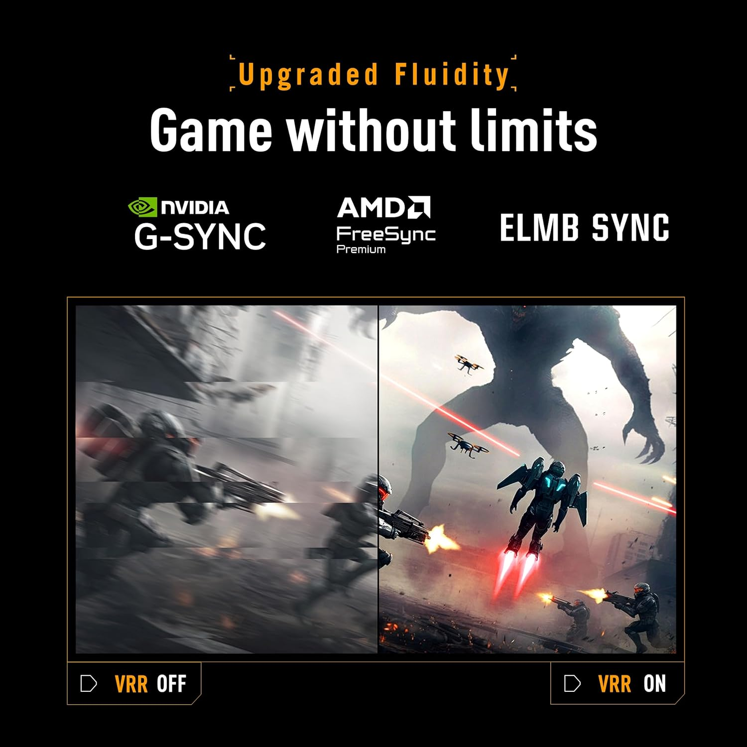 ASUS TUF VG27AQM5A Gaming Monitor &ndash; 27-Inch, Qhd(2560X1440), 300Hz, Fast IPS, ELMB Sync, 0.3Ms (GTG), Stereo Speaker, 95% DCI-P3, Displaywidget Center image number 1