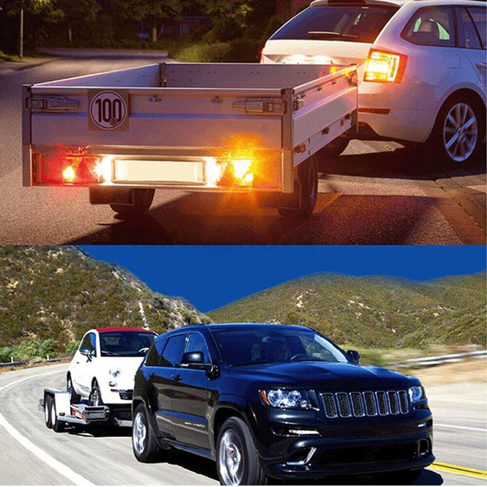 7 Pin Plug to 12 Pin Flat Socket Trailer Adaptor Caravan Wiring Connector 4Wd image number 1