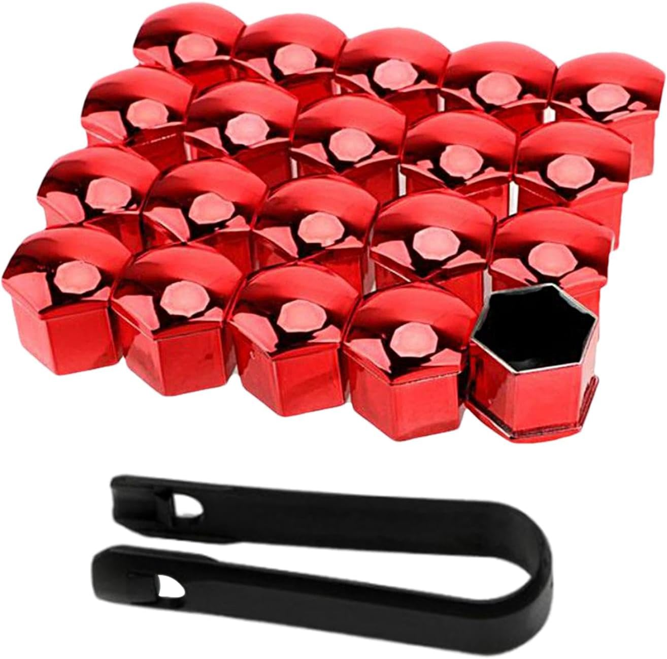 Car Tire Nut Caps,Wheel Bolt Nut Covers Caps Set | Tire Nut Covers with Removal Tool, Replacement Dust, 17Mm 19Mm 21Mm, Car Wheel Decoration