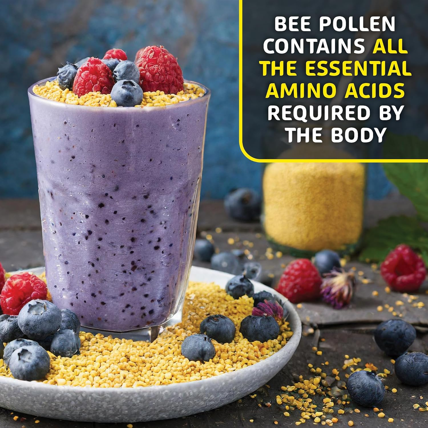 Helio Hives Bee Pollen 140 Gm Granules - Nature'S Superfood, Superior Taste - Western Australia Pure Bee Pollen for Optimal Health image number 6