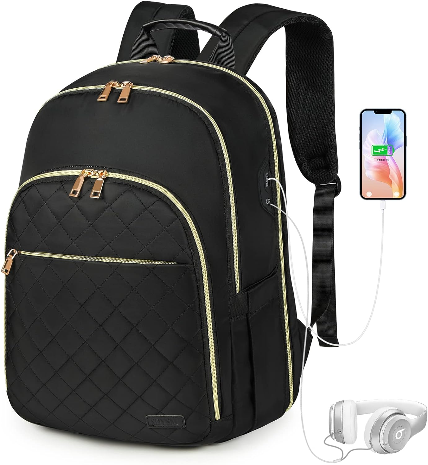 Backpack for Women Lightweight Travel Backpack Laptop Backpack 15.6 Inch Waterproof School Backpack Casual Daypack TSA Friendly Backpack