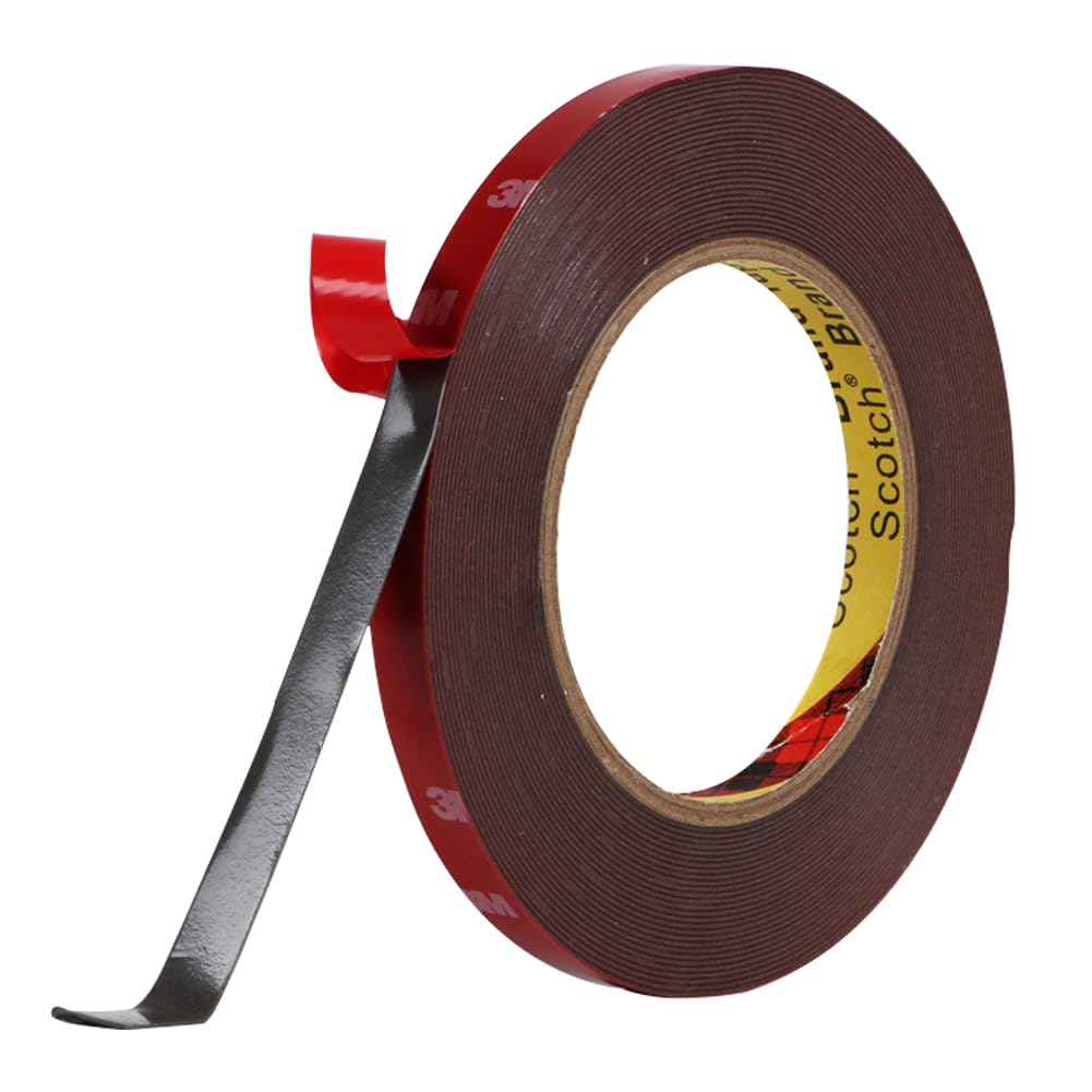 Geli Waterproof Double Sided Tape Heavy Duty Mounting Tape,0.78 Inch Width Foam Tape for Car LED Strip Lights Home Decor, Office Decor (0.78Inch)