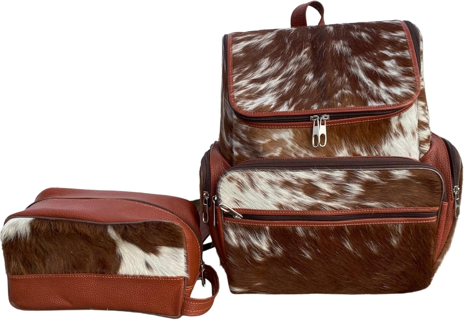 Clothing, Shoes & Accessories Luggage & Travel Gear Business & Laptop Bags Laptop Bags Laptop Backpacks Cowhide Bag image number 1