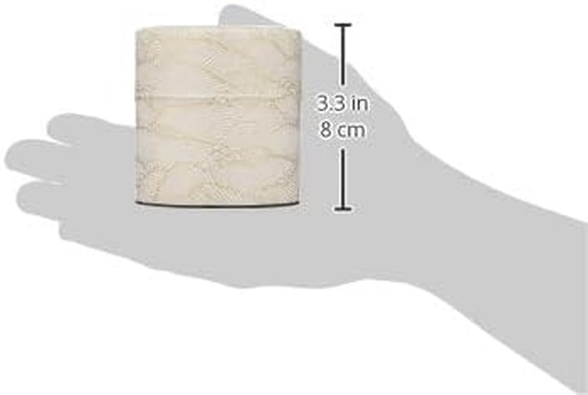 Pokkan a Japanese Tea Tin Canister, Air Tight, Double Lid, 100G Tea Capacity (Wave - Japanese Traditional Wave Pattern, S - 100G) image number 5