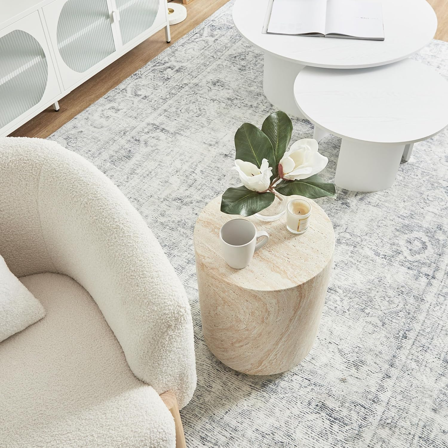 Cooper & Co. Astrid 46Cm Mgo Side Table Travertine Look image number 6