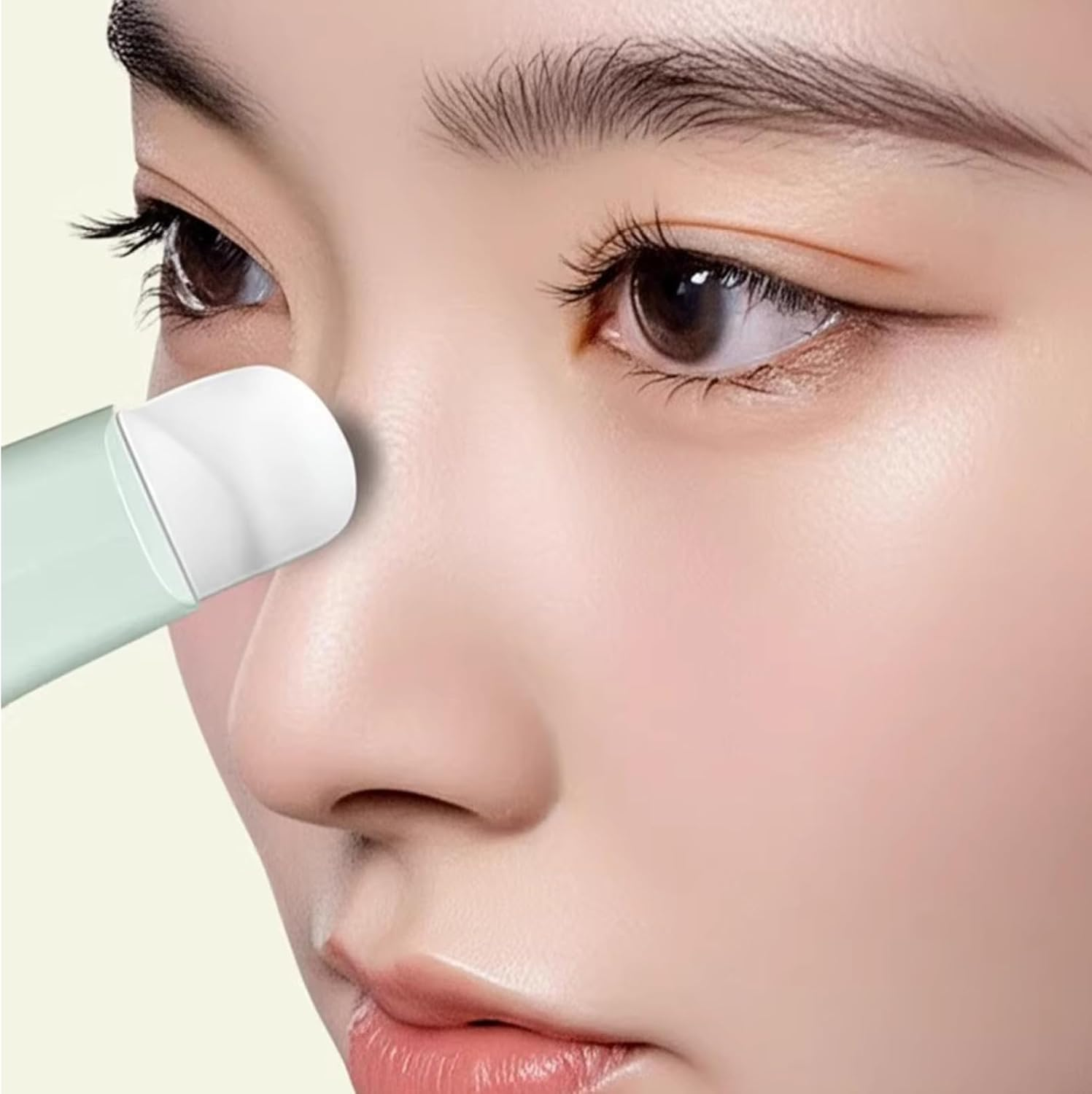 RIBHNXHI Blackhead Remover Tool Silicone Face Scraper for Deep Cleansing Skin Scrubber Facial Spatula Nose Blackhead Extractor Skin Care Beauty Tool for Men and Women Green image number 5