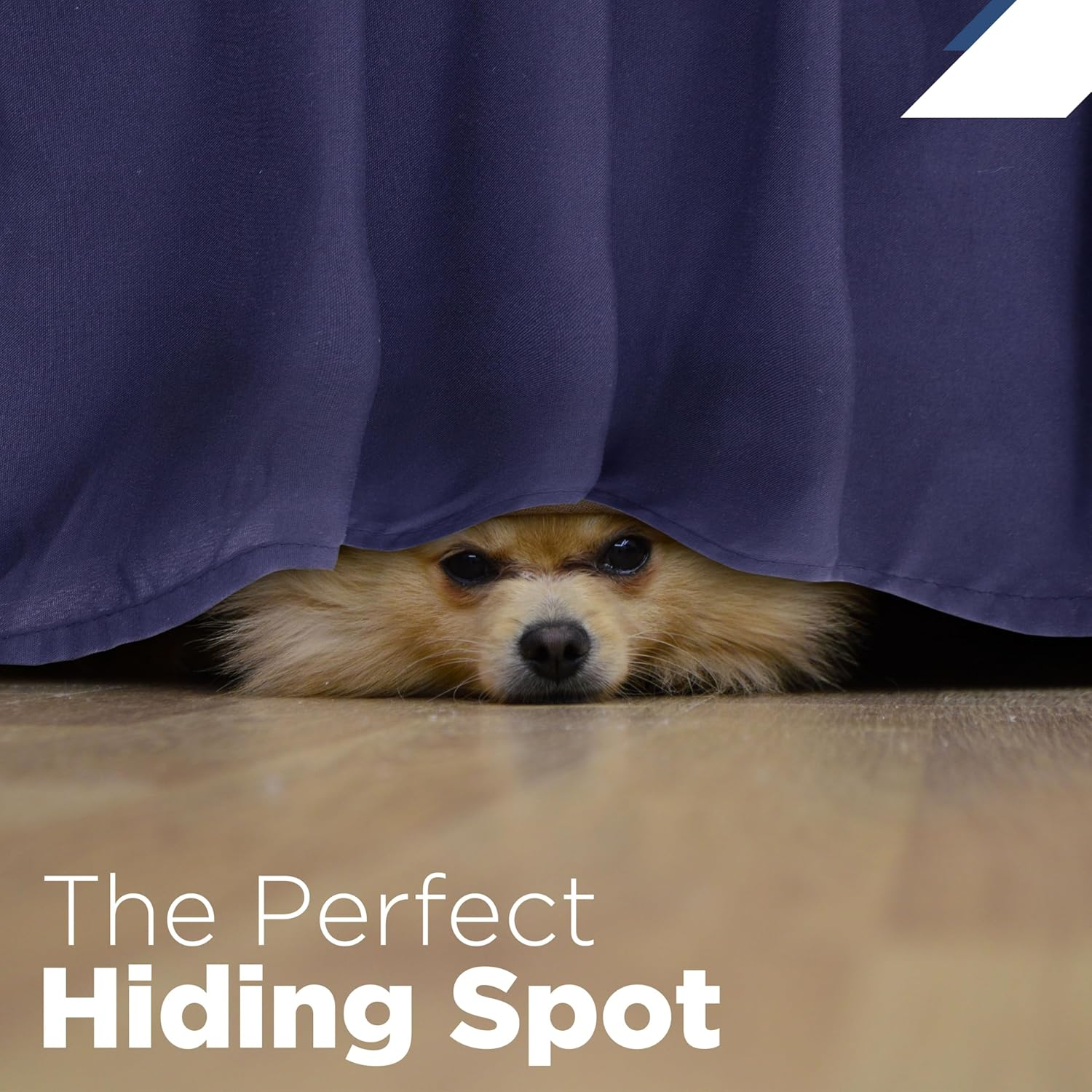 Martex Queen Ruffle Bed Skirt | Easy Fit Bed Skirts | Microfiber Bed Skirt | 15 Inch Drop | Hotel Quality Bedskirt | Navy image number 7