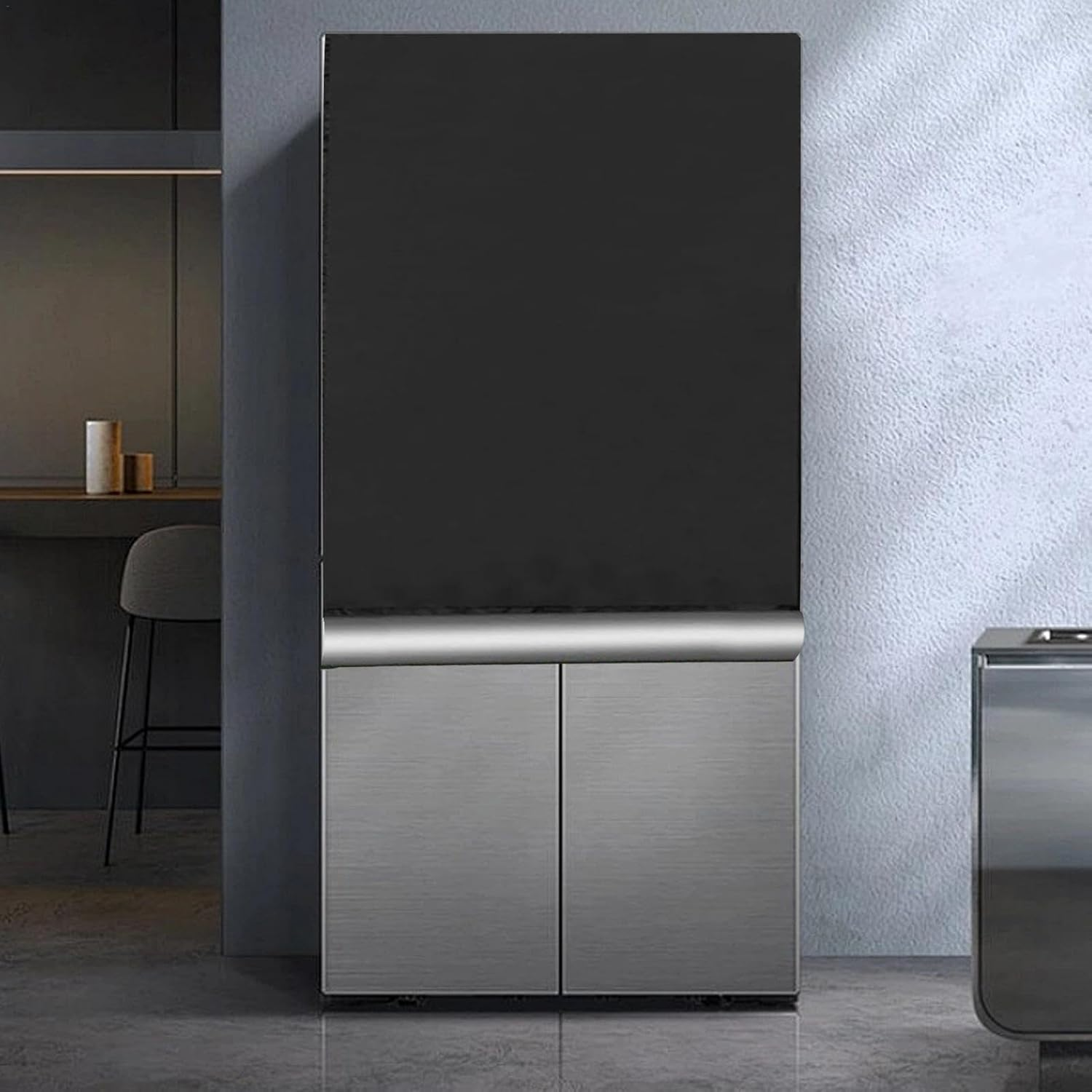 Refrigerator Cover | Waterproof Oxford Cloth Fridge Protector for Outdoor | Home Beverage Cooler and Refrigerator Dust Cover, Household Appliance Top Mat - M image number 4