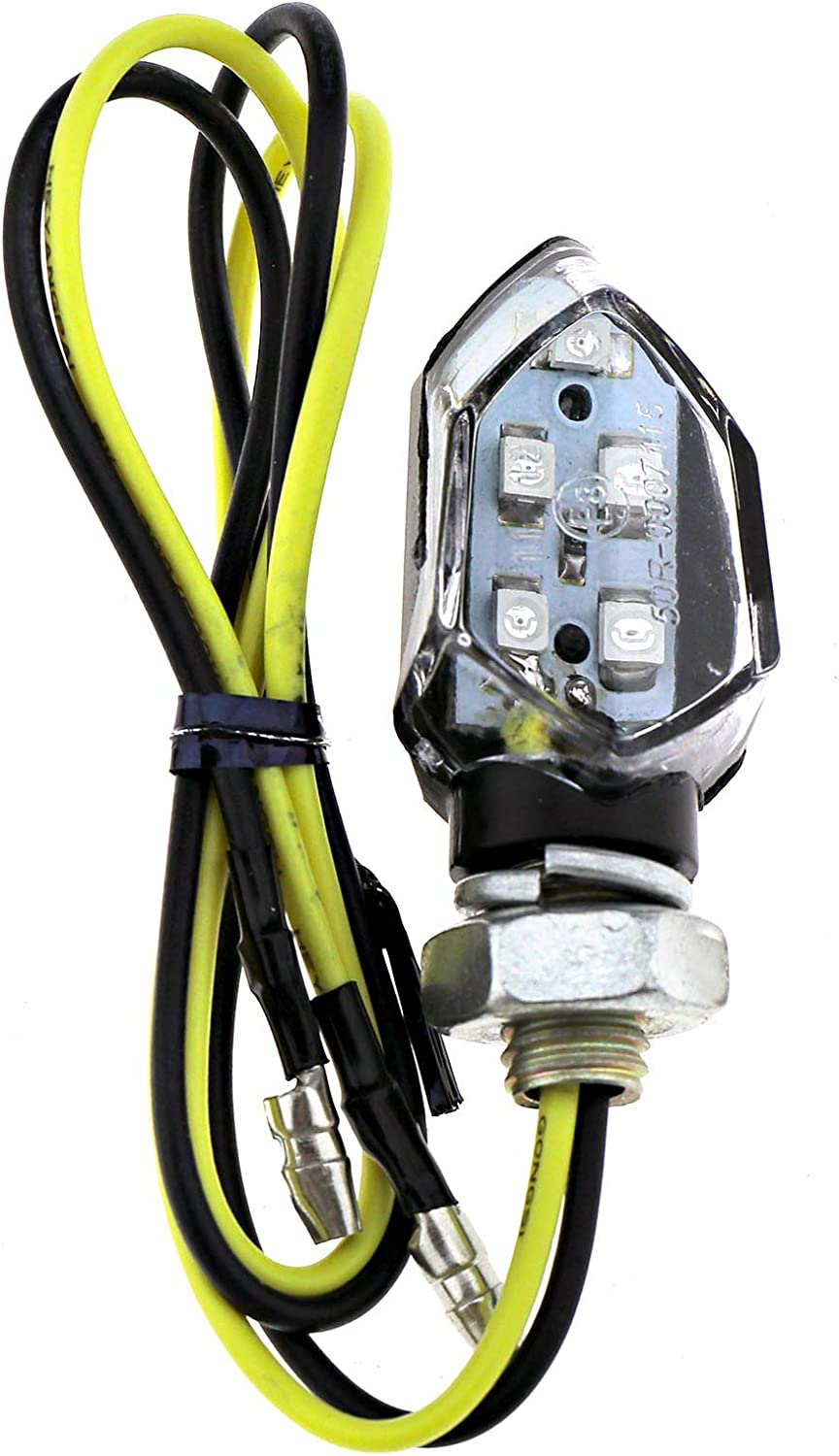 4X Universal LED Micro Blinker Indicators Light Mini Motorbike Turn Signal Light image number 1