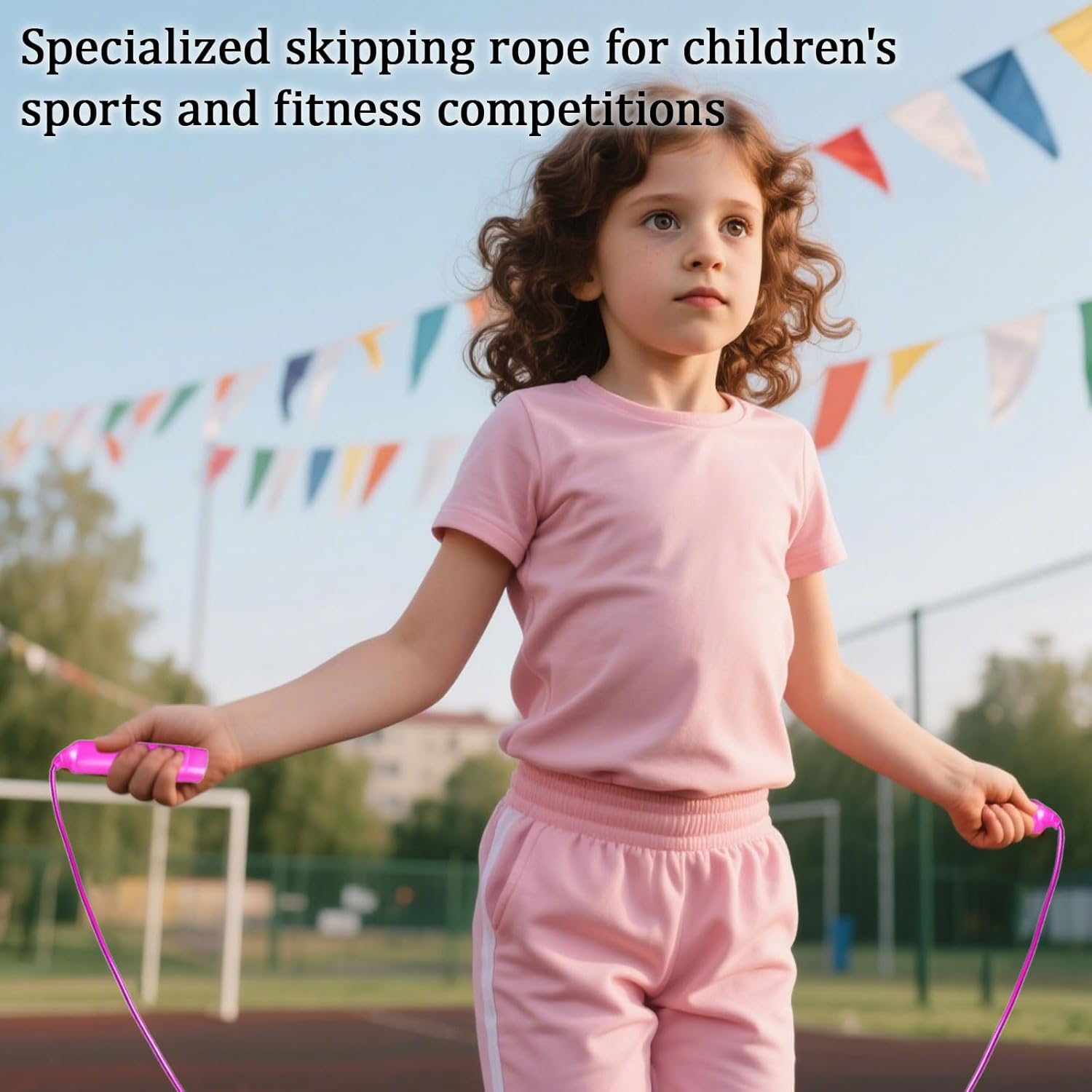 4 Pcs Colorful Skipping Rope Kids,Adjustable and Soft Jumping Rope,Skipping Ropes, Suitable for Children, Boys and Girls, Exercise and Fitness, Outdoor Activities, Etc