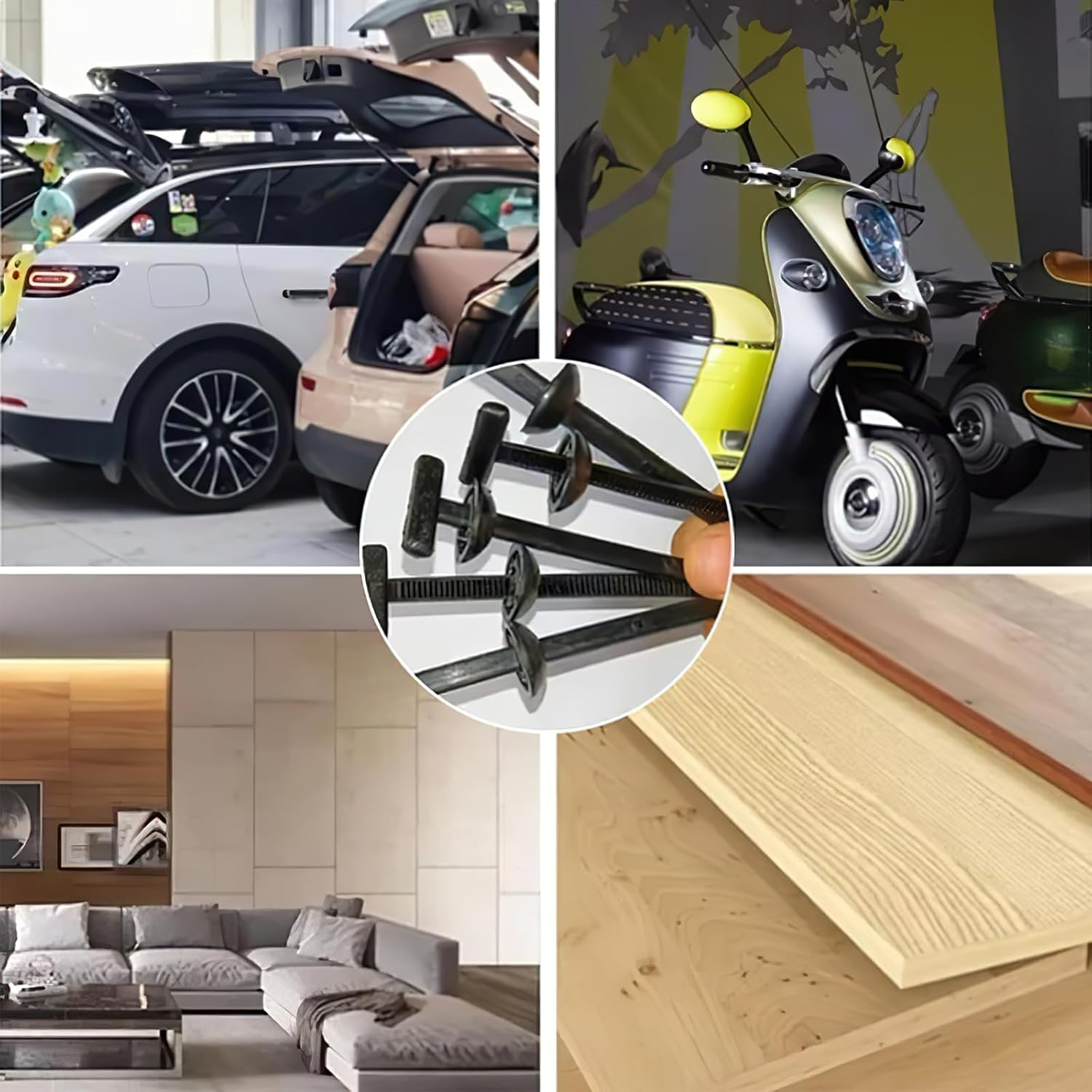 Nylon Universal Cable Tie Buckle,50Pcs Heavy Duty Self-Locking Nylon Zip Ties Holder,Multipurpose Plastic Cable Ties Tool for Car Daily Repair,Multifunctional Cable Tie Buckle,Cable Ties Tool Fastener