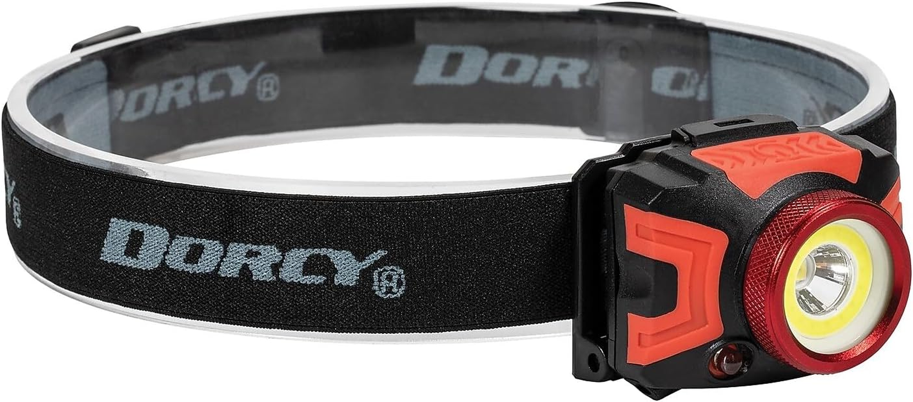 Dorcy 3AAA 530 Lumen Ultra HD Headlamp and UV Light, Black/Red