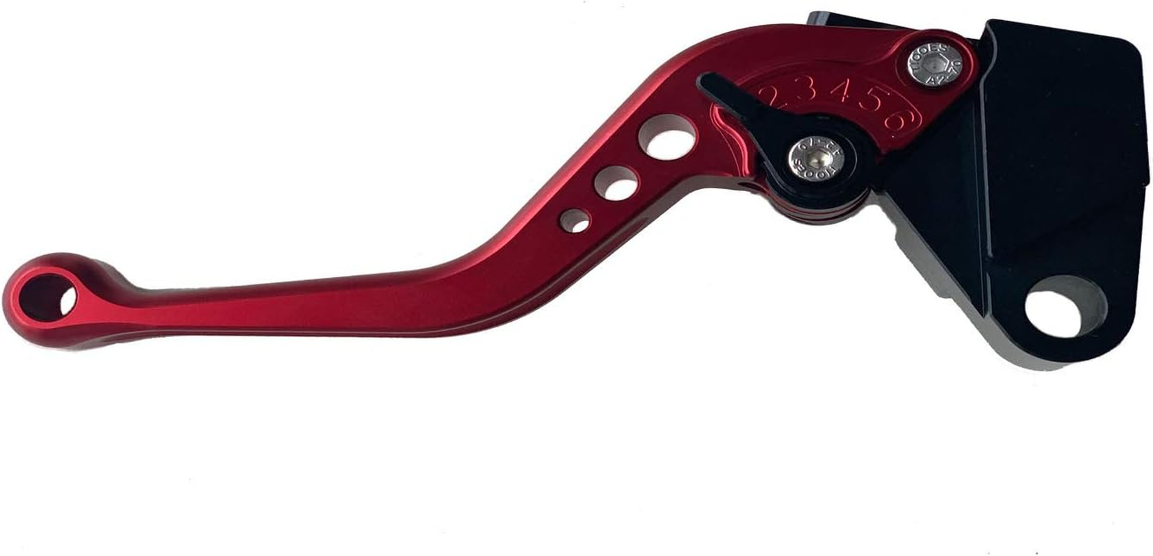 Short Brake and Clutch Levers for KAWASAKI NINJA 650R ER-6F ER-6N 2009-2016,Ninja400R 2011,Versys 650Cc 2009-2014 Kawasaki Ninja650R Er6N/F 09-16, Versys650 09-14 Red - Black image number 3