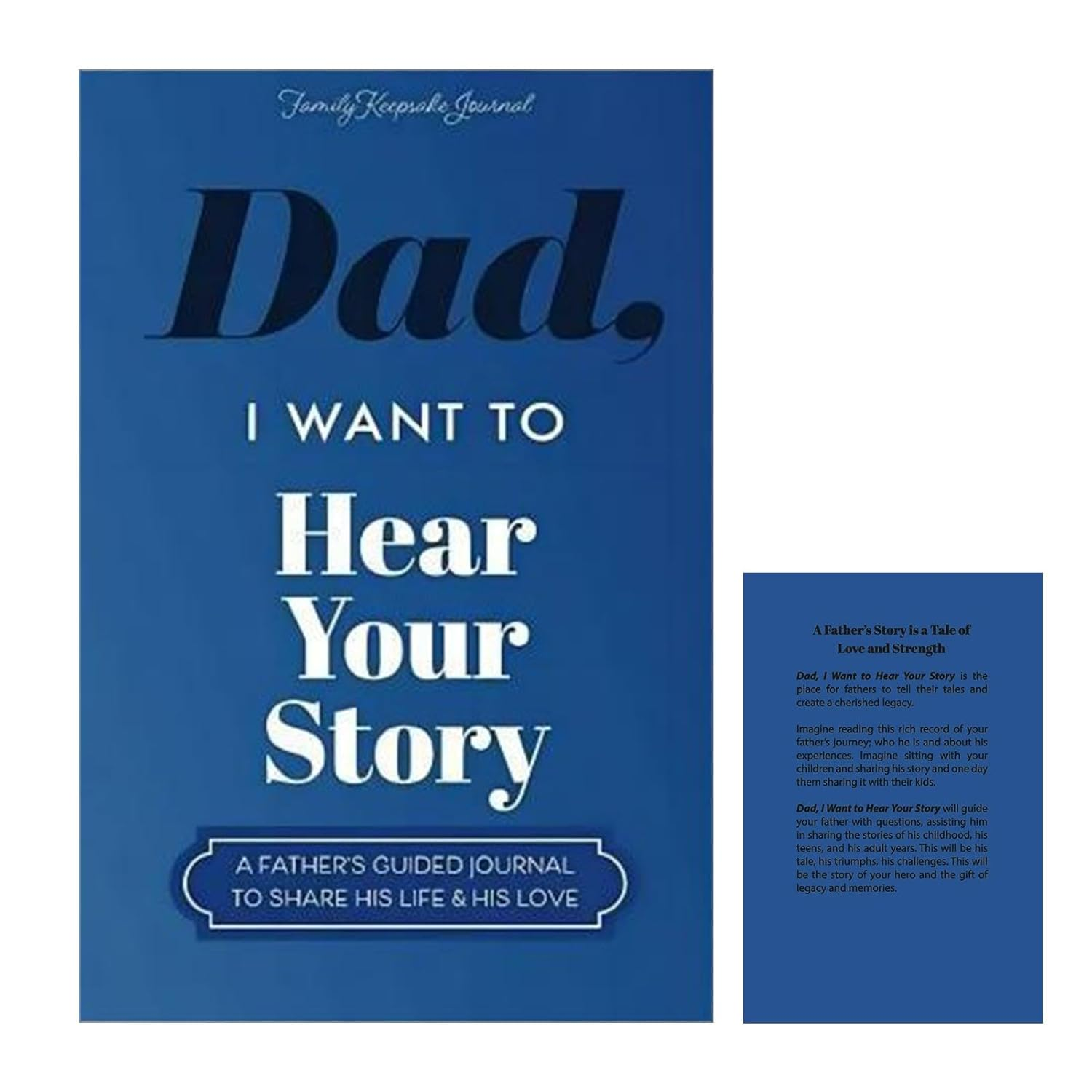 Dad, I Want to Hear Your Story Journal Notebook,Dads Story,Dad Journal Notebook Book, Dad Shared His Life Guided Journal - Dad'S Story Journal - Note-Taking Journal Book Dad image number 2