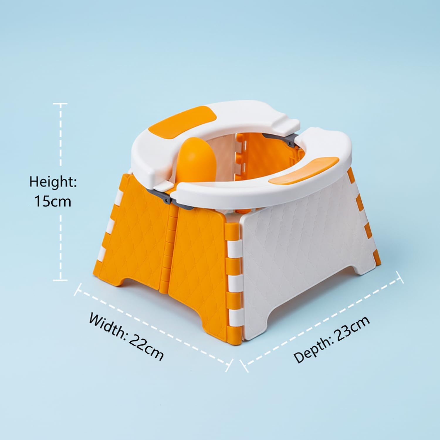 Portable Outdoor Potty Seat for Toddlers with 30 Disposable Bags for Easy Cleanup, Foldable Travel Potty for Camping with Carry Bag - Orevan image number 2
