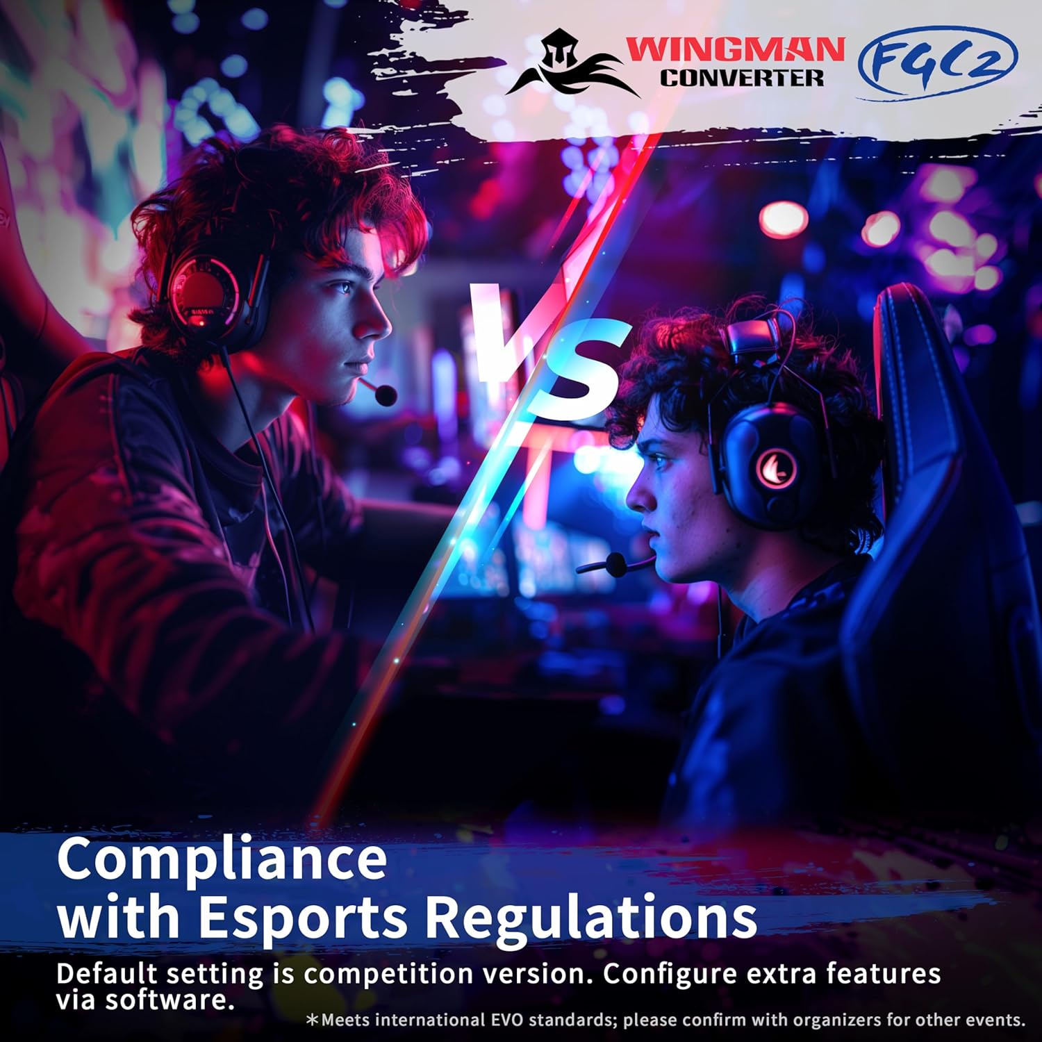 Brook Wingman FGC2 Converter&ndash; Arcade Joystick Adapter for PS5 & PC, Supports All PS5 Games image number 3