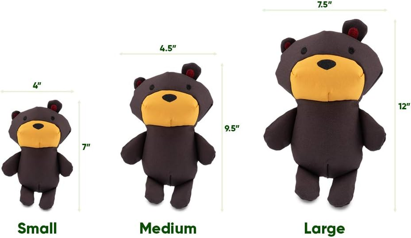 Beco Cuddly Recycled Plastic Teddy Dog Toy, Medium