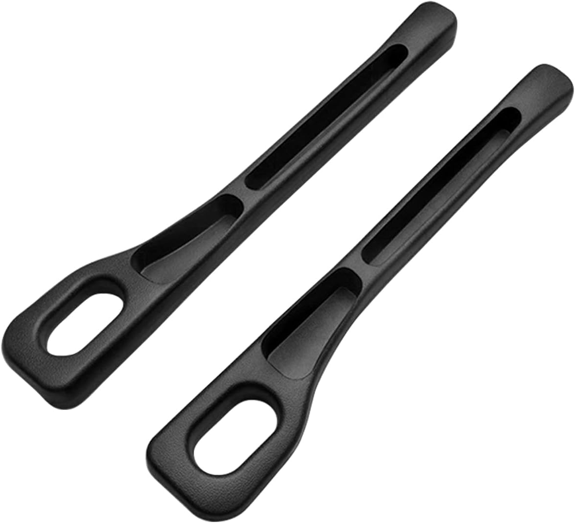 Topbine Car Seat Gap Filler Set，2 Pack Soft Foam Seat Gap Filler，Seat Crevice Blocker Stop Things from Dropping,Car Accessories Gap Filler for Fit Most Vehicles (Black) image number 4