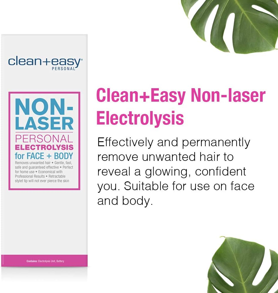 Clean + Easy Electrolysis Machine for Permanent Hair Removal - Non-Laser, Painless Electrolysis Hair Removal for Face & Body, At-Home Remover Device image number 6