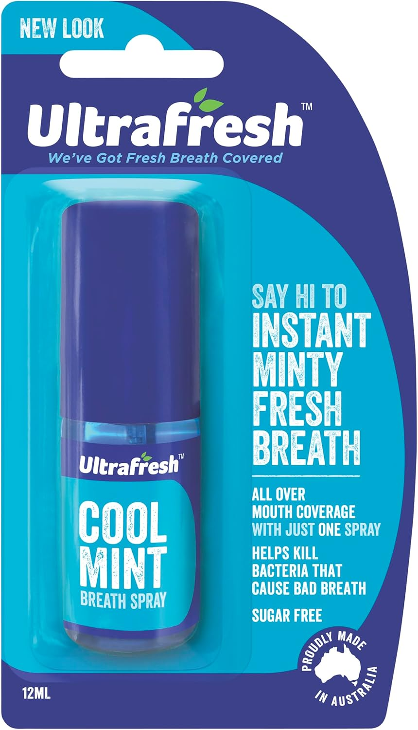 Ultra Fresh Cool Mint Breath Spray, 12Ml image number 1