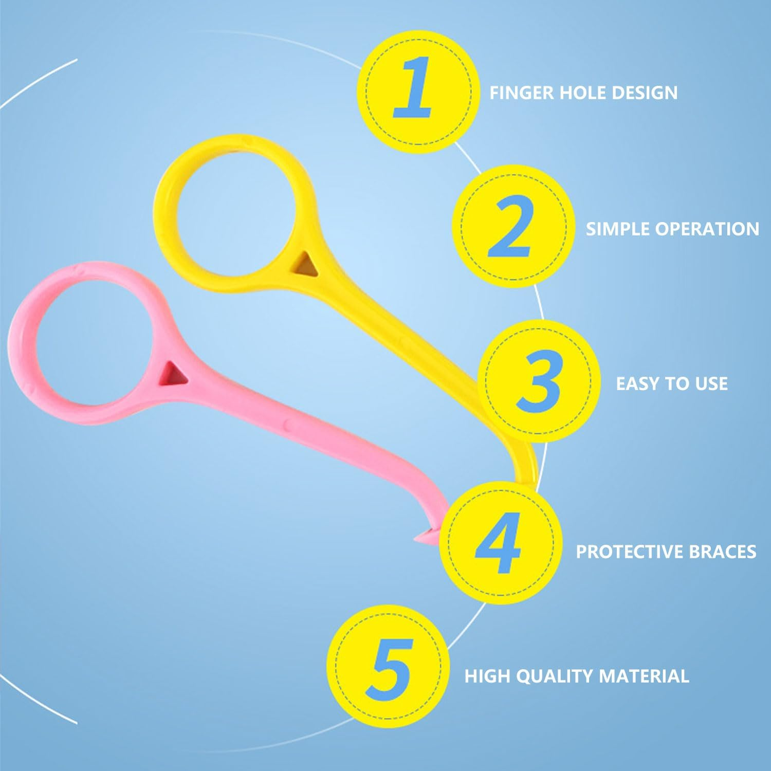 6 Pcs Multi-Purpose Aligner Remover Tool, Portable Oral Care Disassembly,Accessories,Different Color Aligner Removal Tool for Invisible Removable Braces. image number 3