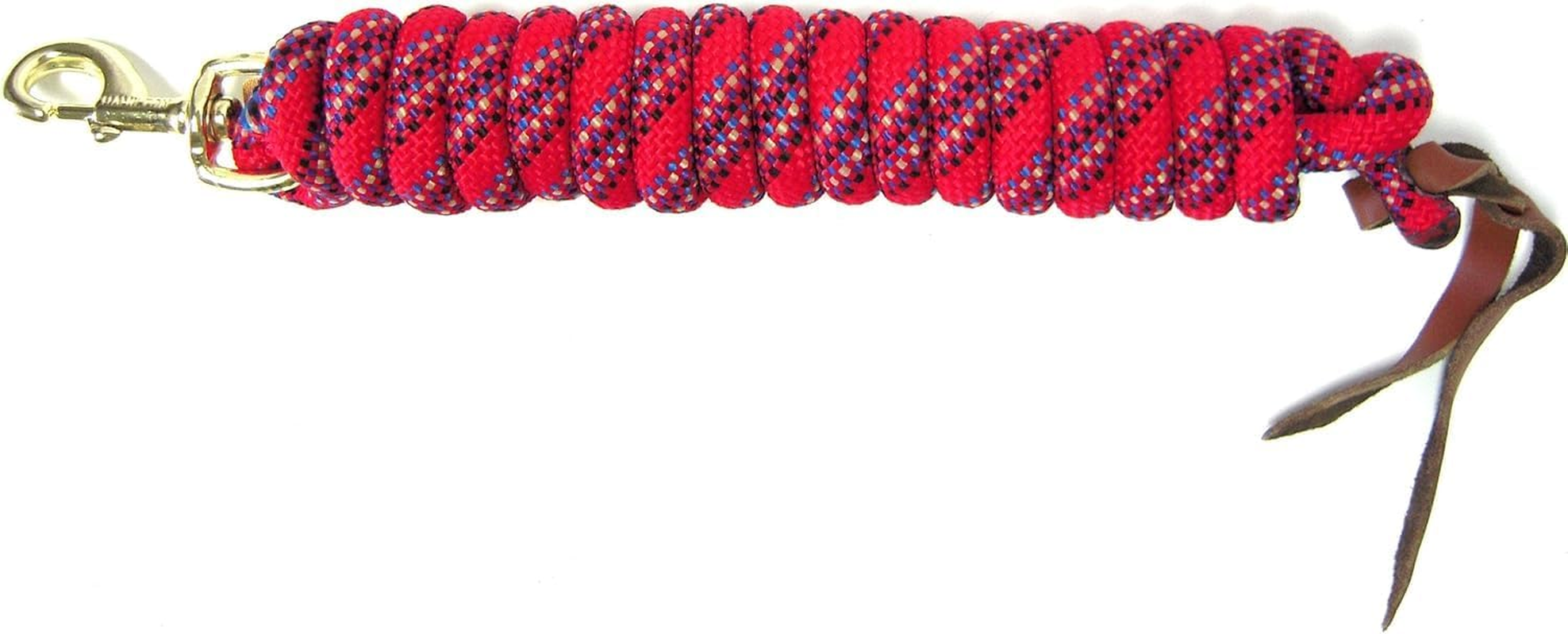 Hamilton Cowboy Braided Rope Lead, Tan, 5/8" Thick X 10' Long image number 3