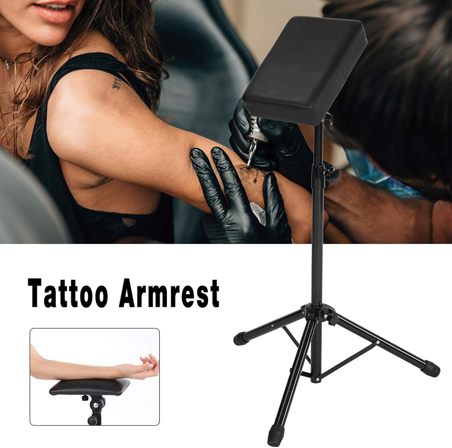 Professional Armrest Tripod Stand with Soft Sponge Pad, Portable Arm Leg Rest image number 1