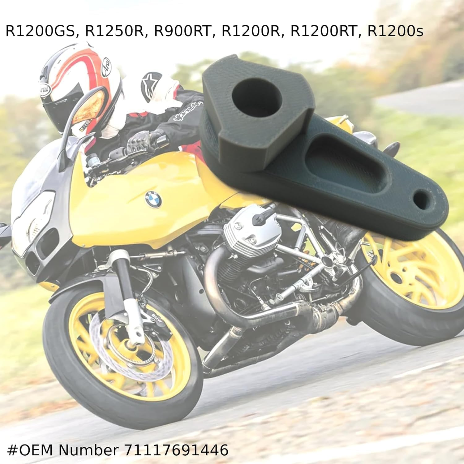 Twowinds Oil Filter Cap Wrench, Oil Seal Puller, Compatible with Motorcycle BMW R1200GS, R1250R, R900RT, R1200R, R1200RT, R1200S, R1200ST, R1250GS, R1250RS, R1250RT, 71117691446 image number 4