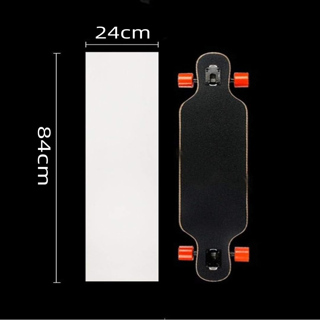 Clear Grip Tape for Skateboards,Transparent Skateboard Oiliness Sandpaper Accessory for Skating Board Longboarding,Clear Skateboard Grip Tape image number 4