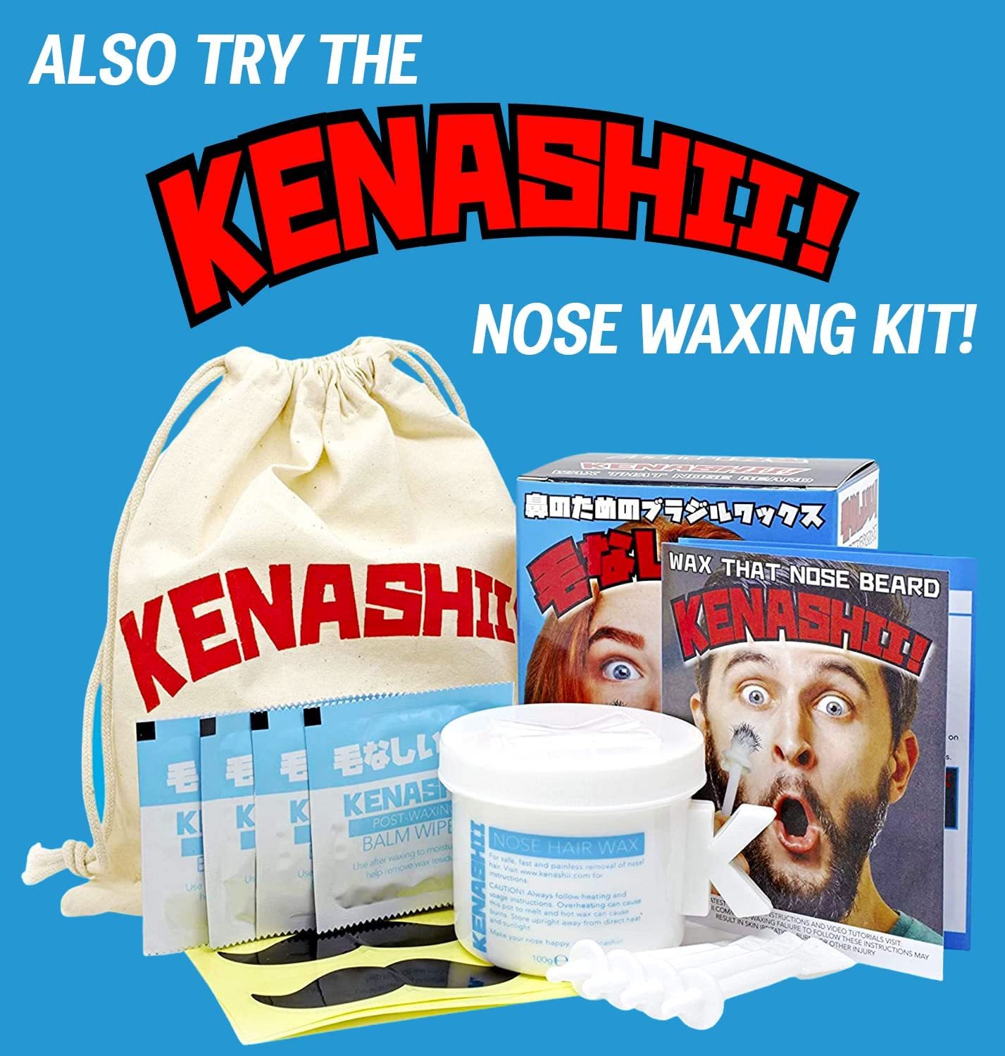 Grip&rsquo;N&rsquo;Rip Nose Waxing Sticks from Kenashii, Bespoke Nasal Wax Applicators for Easy and Effective Nose Hair Removal, Wax and Wipes Sold Separately image number 3