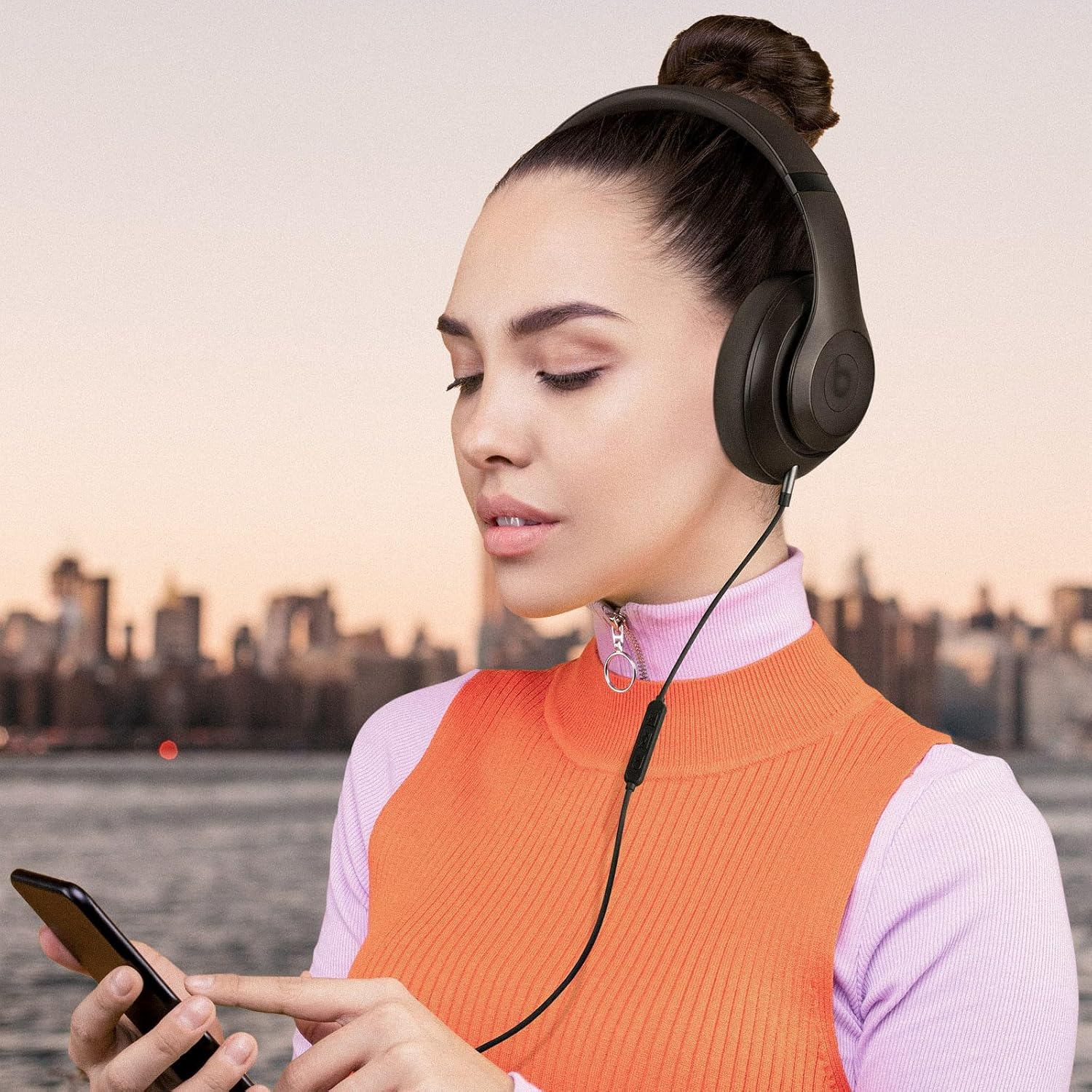 Geekria Audio Cable with Mic and Mute Control Compatible with Sony WH-1000XM6, Beyerdynamic DT 270 PRO, Beats Studio Pro/3, Solo 4 Headphones, 3.5Mm Replacement Cord (4Ft/1.2M) image number 5