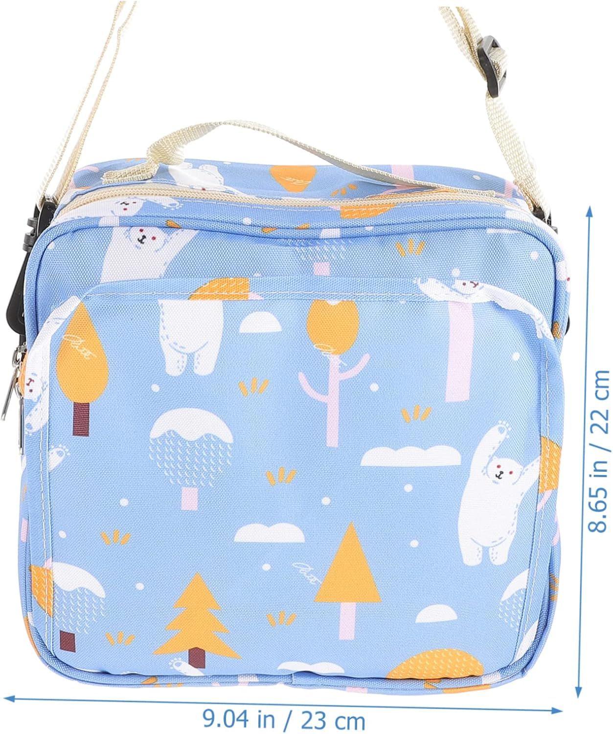 Large Portable Diaper Bag Tote for New Moms Multifunctional Baby Diaper Organizer Tote Shoulder Strap Travel and Outdoor for Mommy Care image number 1