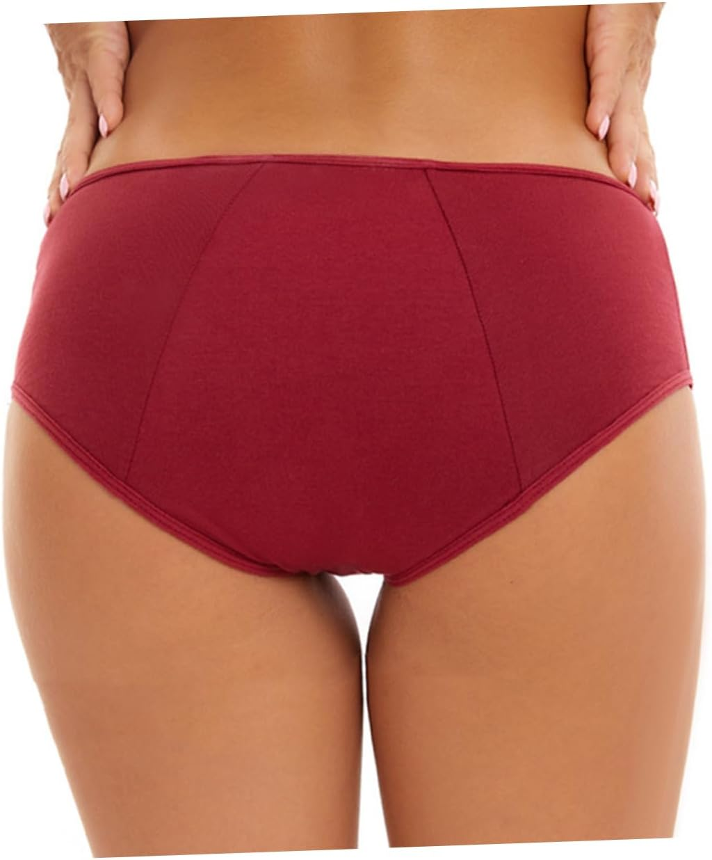 Healeved 3Pcs Heavy Flow Menstrual Panties Leakproof Briefs Washable Cotton Underwear for Women Postpartum Protection image number 6