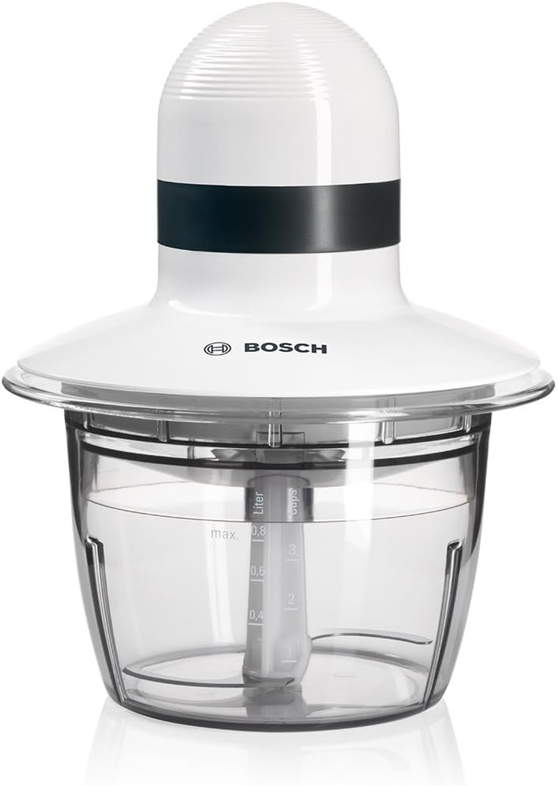 Bosch MMR08A1 Universal Chopper 400 W Stainless Steel Blades 800 Ml Container White image number 6