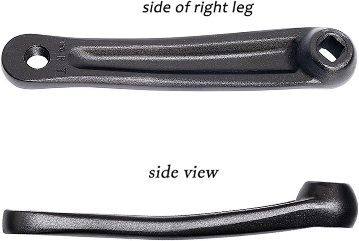 Dickly Exercise Bike Crank Arm for Electric 170Mm Left Right Crank Diamond Hole Mid Motor Crank Components image number 2