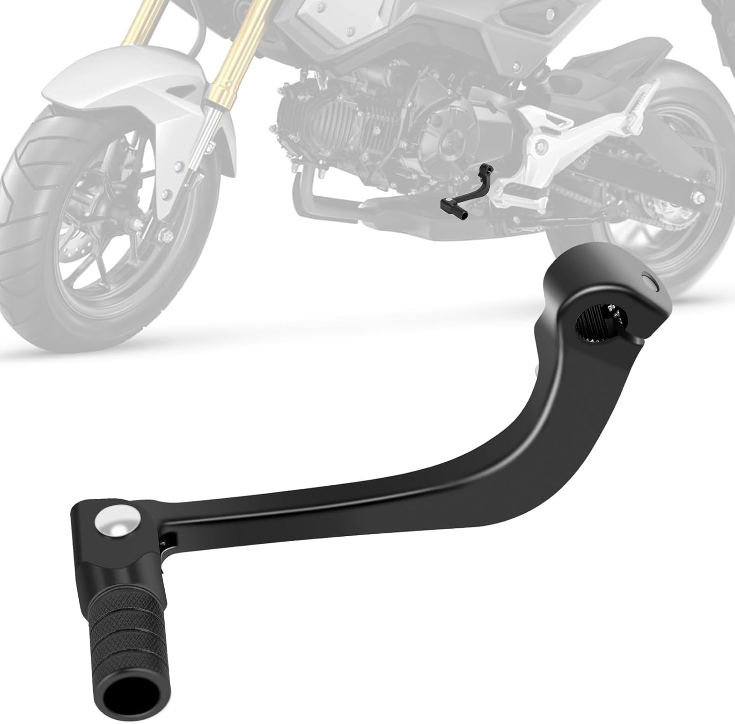 IUVWISN Motorcycle Folding Gear Shifter Shift Lever CNC for Grom MSX 125 2013-2024 Grom Clone Boom Vader 125 BD125 SR6 Blue