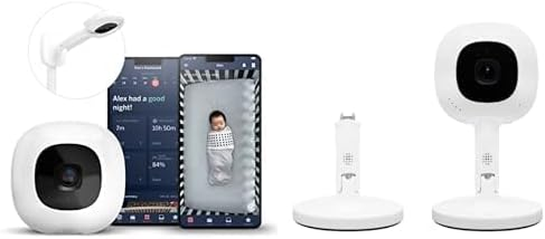 Nanit Pro Baby Monitor & Wall Mount + Multistand Accessory