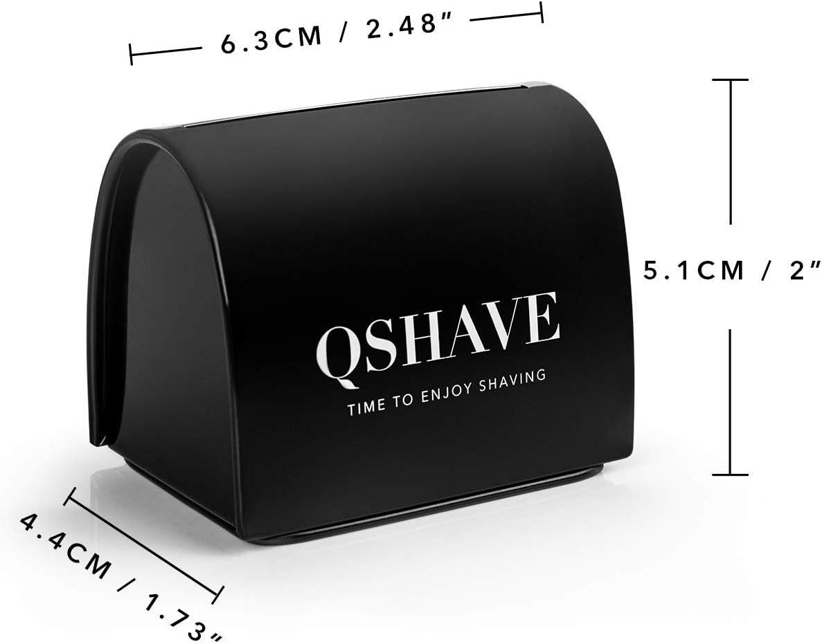 QSHAVE Blade Disposal Case Safe Storage Bank for Used Safety Razor Blades image number 1