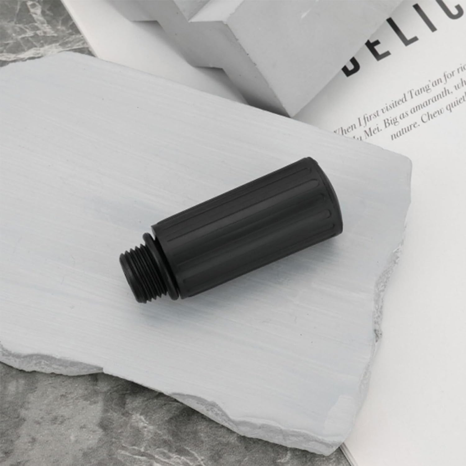 Lyvixora 3Pcs Oil Cap Plug M15 1.5Mm Air Compressor Breather Replacement Parts, Compatible with Craftsman Powermate Coleman Husky, E100087 Oil Fill Cap Accessories (Black Thread)​​ image number 1