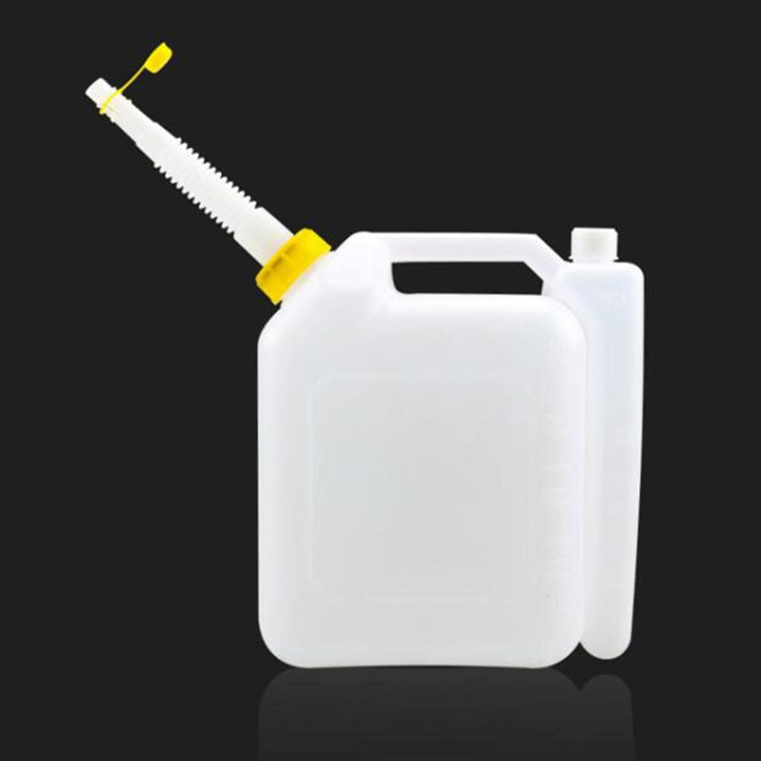 Generic Fuel Oil Mixing Bottle 2-Stroke Large Capacity Ratio Bottle Fuel Mixing Bottle Canister Thickened Fuel Mix for Dispensing Engine, 4L with Spout image number 4