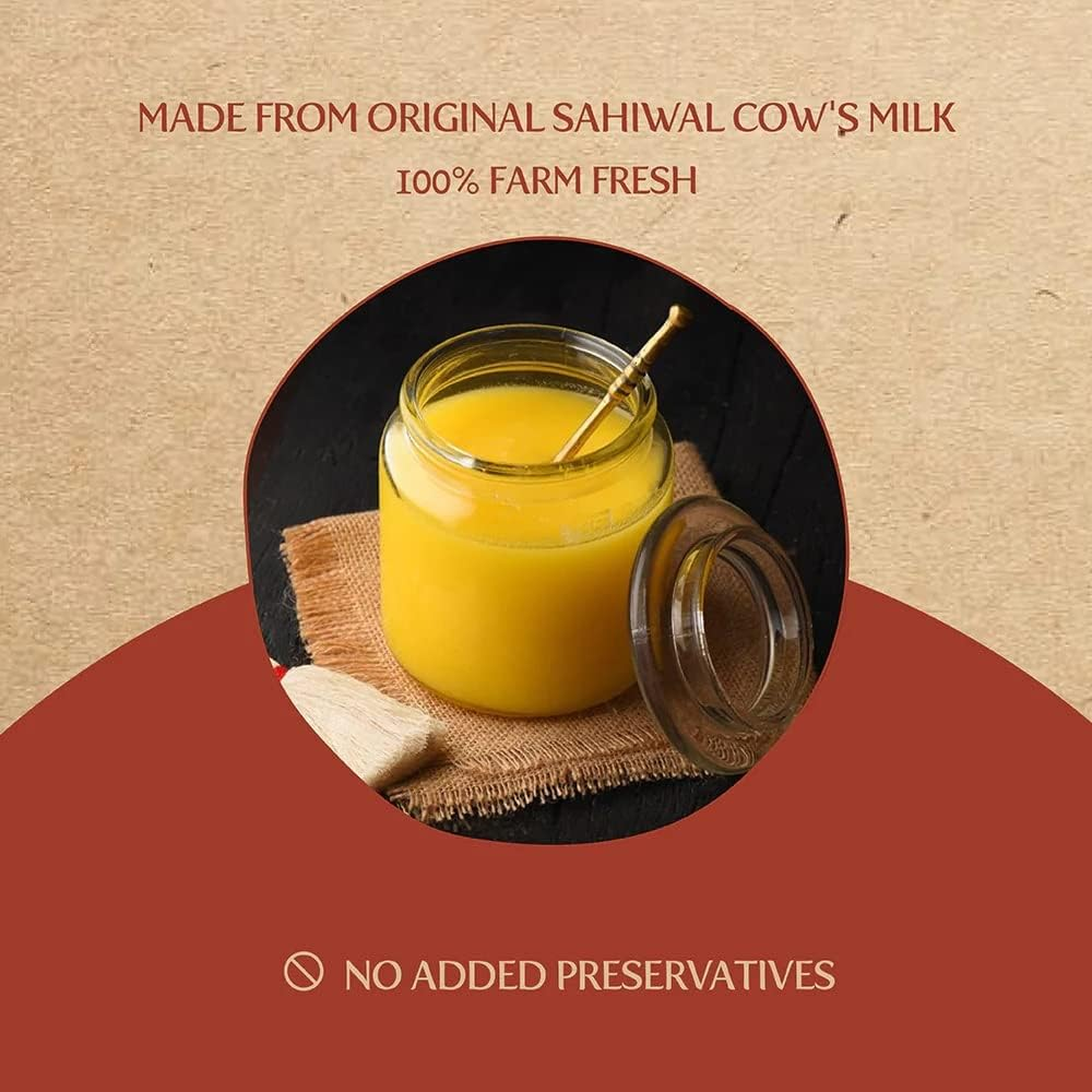 Indicow Organic Dairy Foods Pure Authentic A2 Ghee (1000Ml(1Ltr), Sahiwal) image number 6