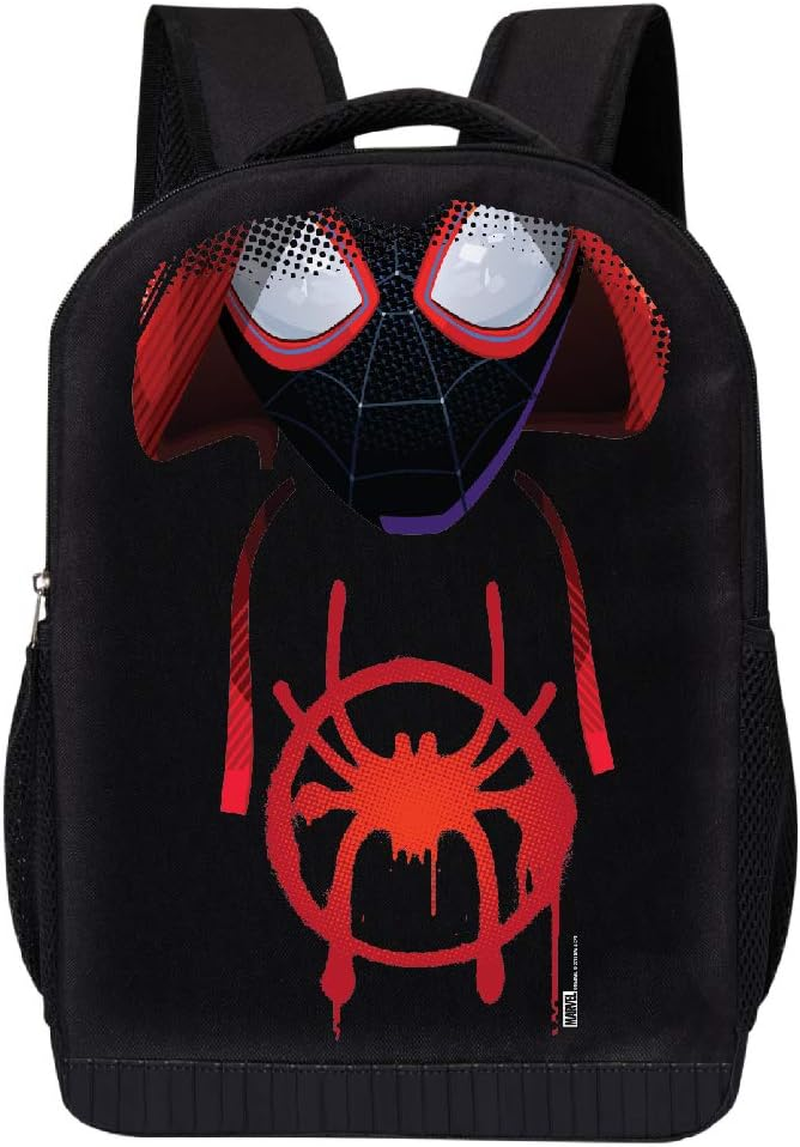Marvel Spider-Man Backpack for School Boys, Girls, Toddler Backpack | Miles Morales Spiderman Kids Backpack Mesh Bag