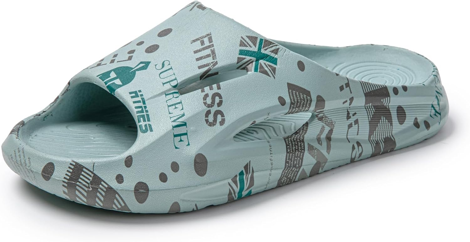 JOMIX Damen Badeschuhe Sommer Badeschlappen EVA Leicht Badelatschen Rutschfest Schlappen