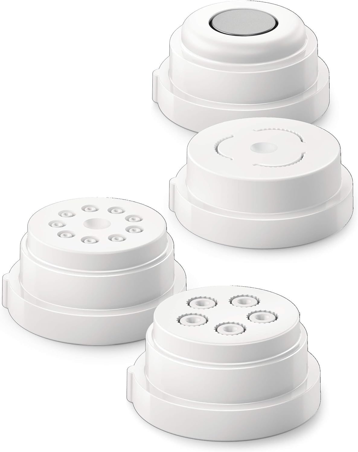 Philips Avance Pasta Maker 4-In-1 Accessory Shape Kit- Shells and Paccheri, Rigatoni, & Macaroni, White