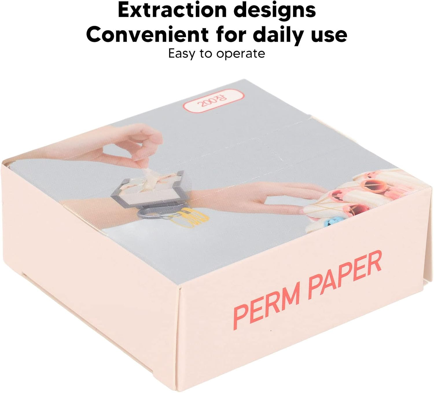 HAIR PERM PAPER DISPOSABLE 200 SHEET ULTRATHIN HAIRDRESSING STYLING CURLING PERMING WRAPS SALON HOME USE image number 1